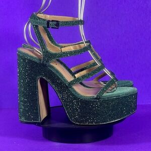 Jessica Simpson Rhinestone Meitini Platform Sandals - SALE - MAKE ANY OFFER